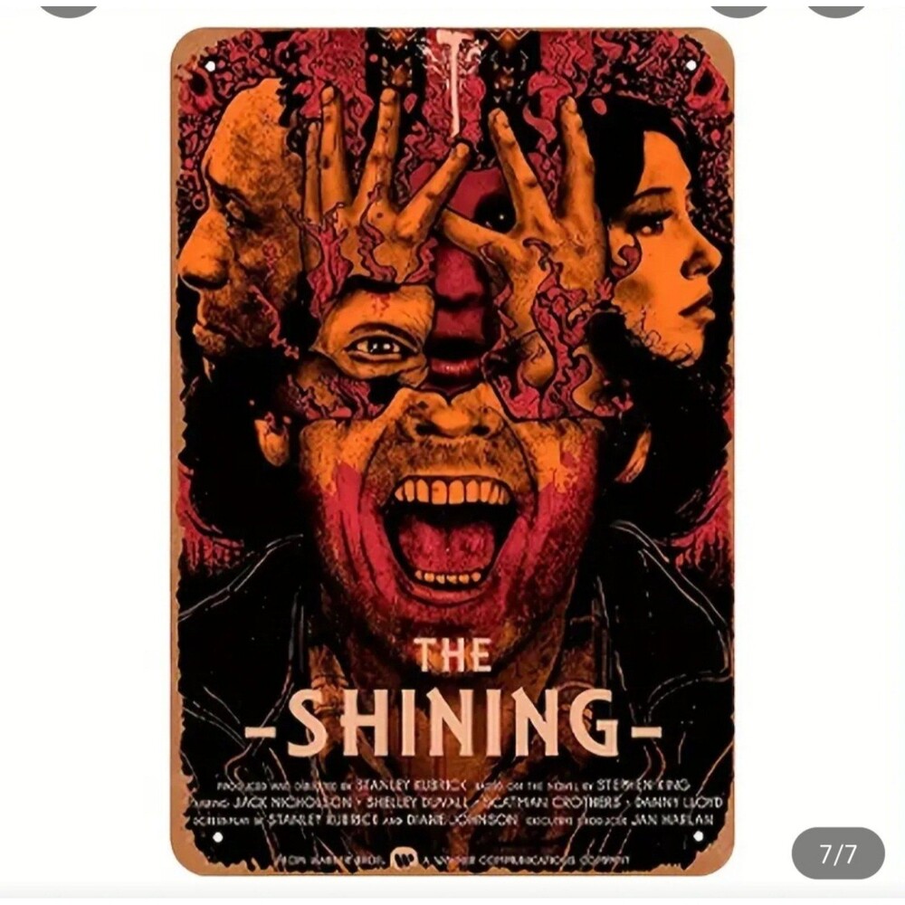 Stephen Kings The Shining‎ metal poster - horror film wall decor gift